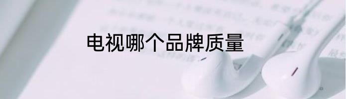 电视哪个品牌质量