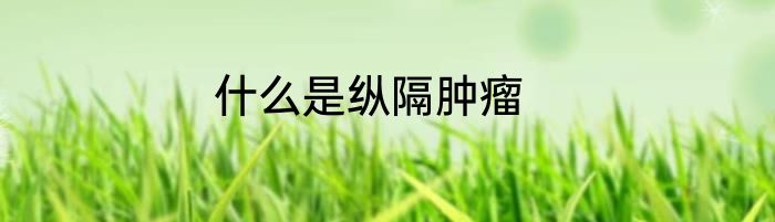 什么是纵隔肿瘤