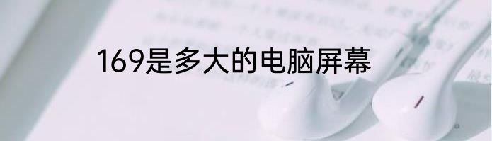 169是多大的电脑屏幕