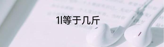 1l等于几斤