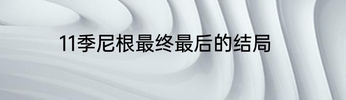 11季尼根最终最后的结局