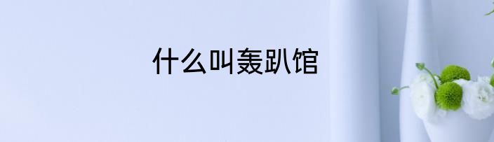 什么叫轰趴馆