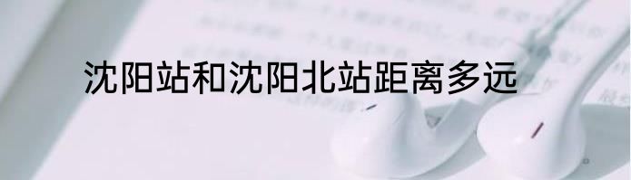 沈阳站和沈阳北站距离多远