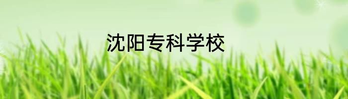 沈阳专科学校