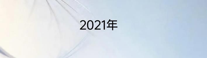 2021年