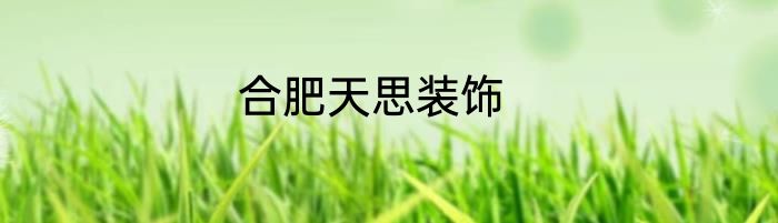 合肥天思装饰