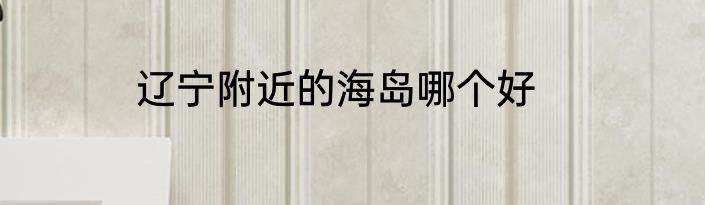 辽宁附近的海岛哪个好