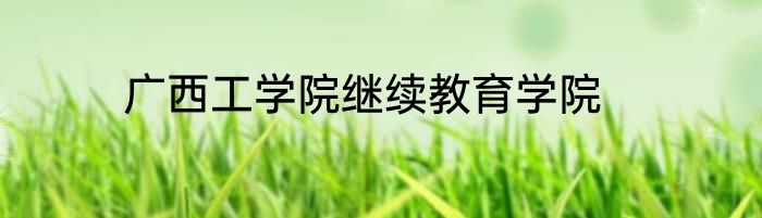 广西工学院继续教育学院