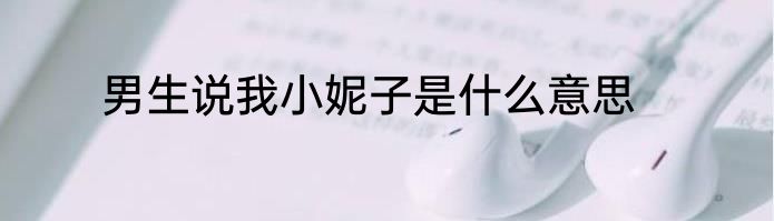 男生说我小妮子是什么意思