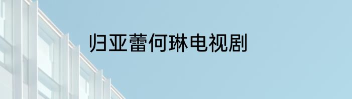 归亚蕾何琳电视剧