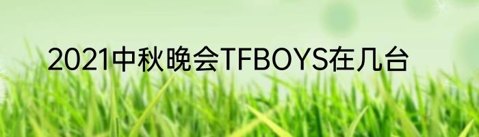2021中秋晚会TFBOYS在几台