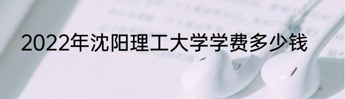 2022年沈阳理工大学学费多少钱