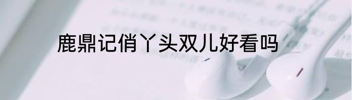 鹿鼎记俏丫头双儿好看吗