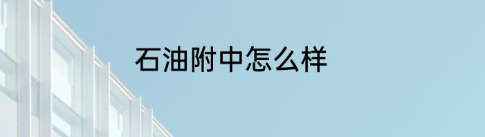石油附中怎么样