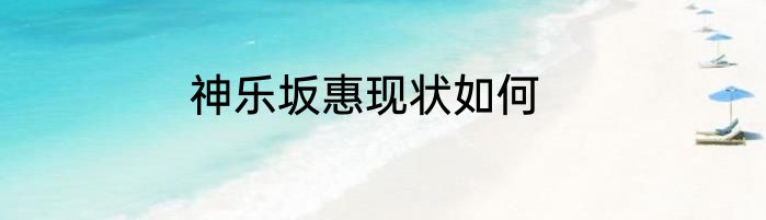神乐坂惠现状如何