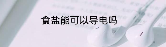 食盐能可以导电吗