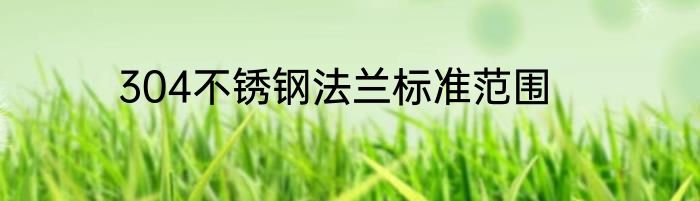 304不锈钢法兰标准范围