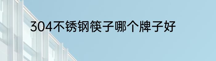 304不锈钢筷子哪个牌子好