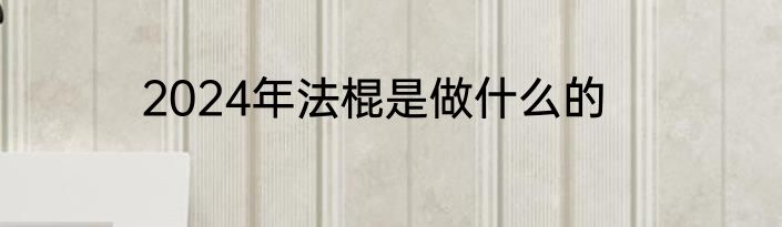 2024年法棍是做什么的