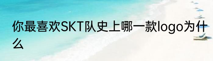 你最喜欢SKT队史上哪一款logo为什么