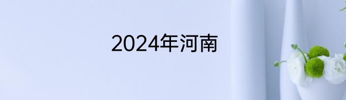 2024年河南