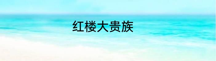 红楼大贵族
