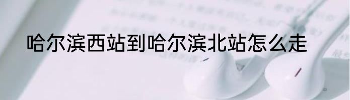 哈尔滨西站到哈尔滨北站怎么走