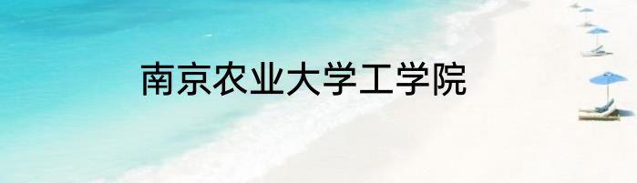 南京农业大学工学院