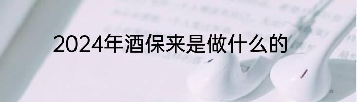 2024年酒保来是做什么的