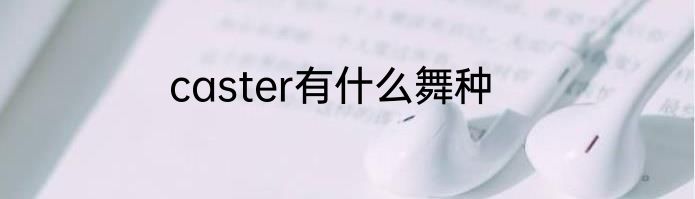 caster有什么舞种