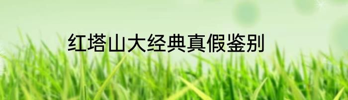 红塔山大经典真假鉴别