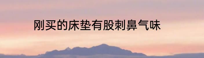 刚买的床垫有股刺鼻气味