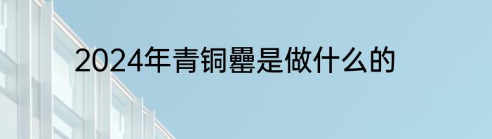 2024年青铜罍是做什么的