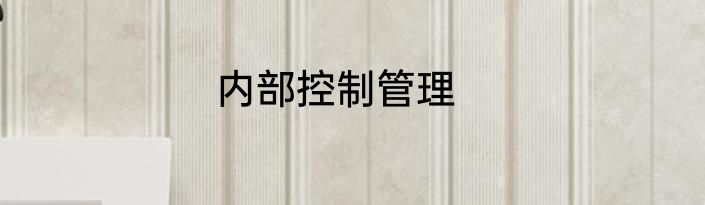 内部控制管理