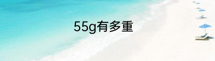 55g有多重