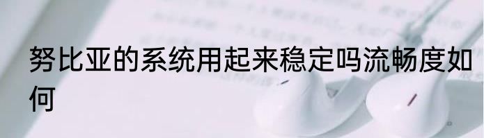 努比亚的系统用起来稳定吗流畅度如何