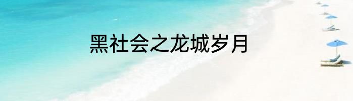 黑社会之龙城岁月
