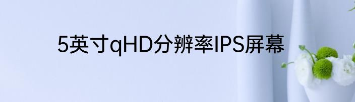 5英寸qHD分辨率IPS屏幕