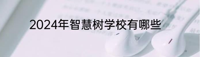 2024年智慧树学校有哪些