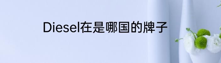 Diesel在是哪国的牌子