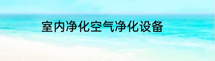 室内净化空气净化设备