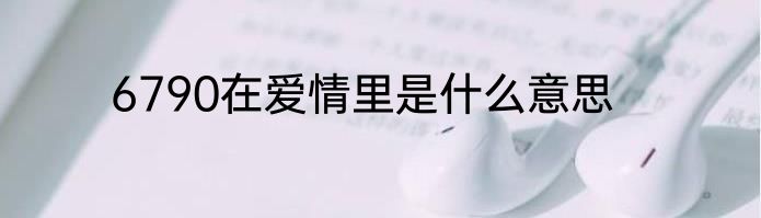 6790在爱情里是什么意思