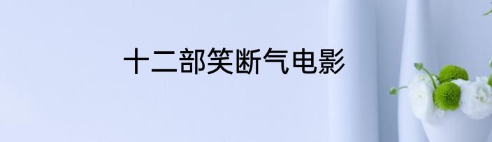 十二部笑断气电影