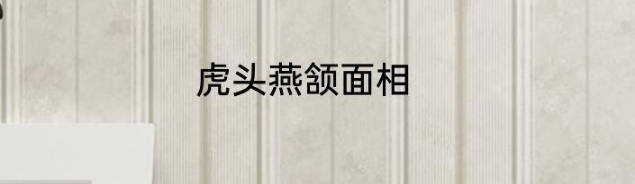 虎头燕颔面相