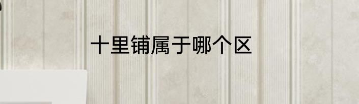 十里铺属于哪个区