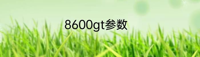 8600gt参数