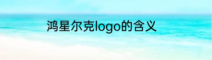 鸿星尔克logo的含义