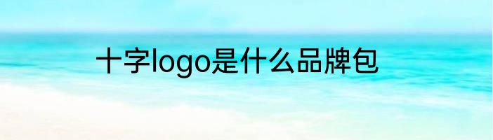 十字logo是什么品牌包