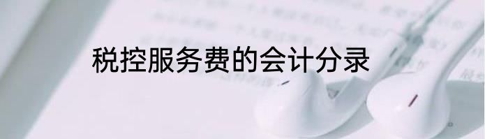 税控服务费的会计分录