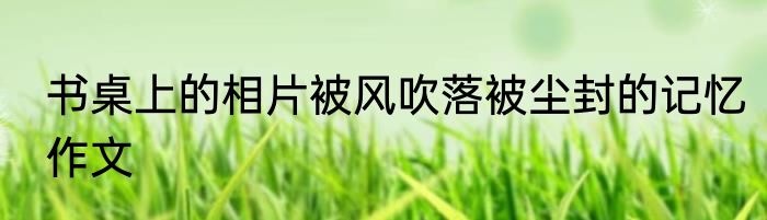 书桌上的相片被风吹落被尘封的记忆作文